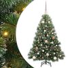 vidaXL Sztuczna choinka z 150 diodami LED Zielony 120 cm PE i PVC