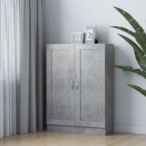 vidaXL Szafka, szarość betonu, 82,5x30,5x115 cm