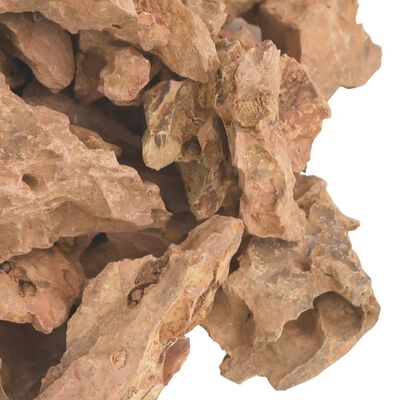 vidaXL Kamienie dragon stone, 10 kg, brązowe, 1-10 cm