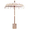 vidaXL Baliński Parasol z Bazą Kremowy 185 x 185 x 260 cm