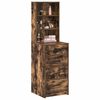 vidaXL Highboard Wędzony dąb 40 x 41 x 135 cm Materiał drewnopochodny