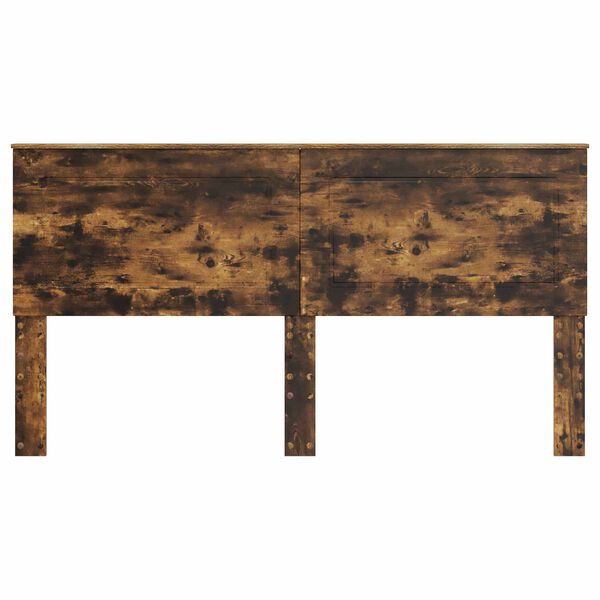 vidaXL Zagł&oacute;wek Dąb wędzony 200 cm Materiał drewnopochodny