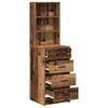 vidaXL Highboard Stare drewno 40 x 41 x 135 cm Materiał drewnopochodny