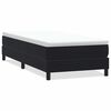 vidaXL Ł&oacute;żko Box Spring bez materaca Czarne 90x210 cm Aksamit