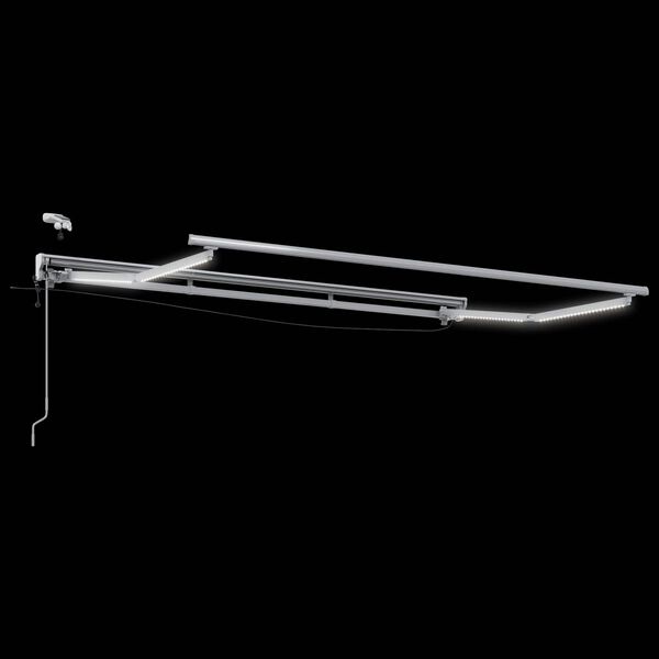 vidaXL Elektryczna Rozkładana Markiza Kremowy 2,5 x 2 m