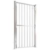 vidaXL Brama ogrodowa 100x175 cm Stal nierdzewna