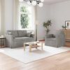 vidaXL Sofa 2 pcs Jasnoszary