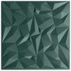vidaXL Panele ścienne 24 pcs Zielony ametystowy 50 x 50 cm Pianka XPS
