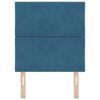 vidaXL Zagł&oacute;wek Ciemnoniebieski 80 cm Aksamit