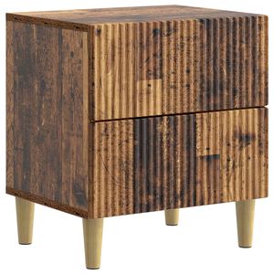 vidaXL Szafka Nocna Stare drewno 43 x 34,5 x 48 cm Drewno inżynieryjne