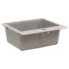 vidaXL Zlew Szary 470 x 440 mm Granit