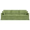 vidaXL Sofa Jasnozielony 228 x 78 x 80 cm Aksamit