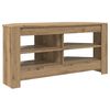 vidaXL RogowaSzafkanaTelewizor 102 x 40,5 x 45 cm Dąb rzemieślniczy