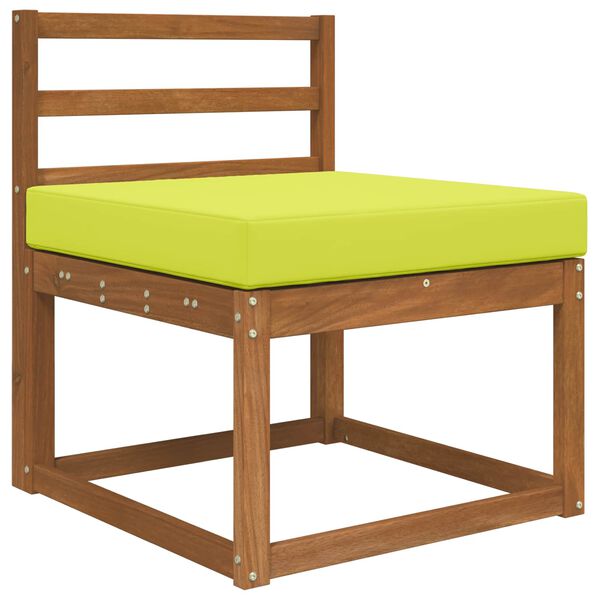 vidaXL Poduszka do sofy na zewnątrz Zielony 60 x 60 x 8 cm Poliester