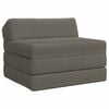 vidaXL Składana Sofa Ł&oacute;żko 2-osobowy jasnoszary 70 x 60 x 49 cm