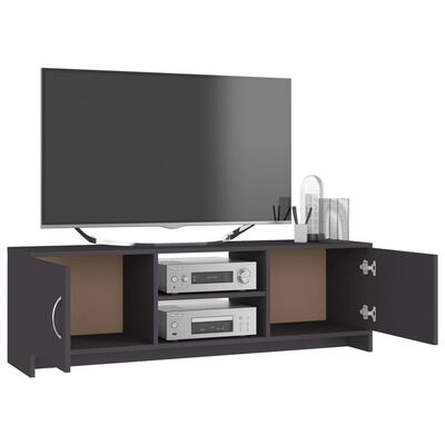 vidaXL Szafka pod TV, szara, 120x30x37,5 cm, materiał drewnopochodny