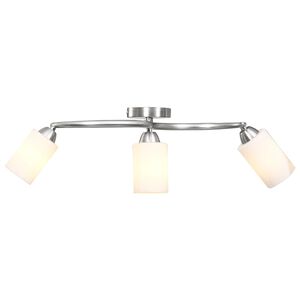 vidaXL Lampa sufitowa z ceramicznymi kloszami na 3 żarówki E14