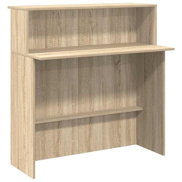 vidaXL Biurko recepcyjne Sonoma Oak 100x50x103,5 cm Drewno konstrukcyjne