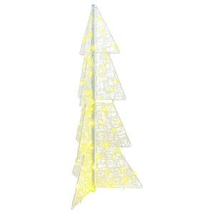 vidaXL Choinka 100 LED Ciepła biel 120 cm Akryl