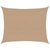 vidaXL Żagiel przeciwsłoneczny, 160 g/m², taupe, 6x8 m, HDPE