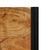 vidaXL Zagł&oacute;wek 100 cm lite drewno akacjowe i żelazo