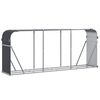 vidaXL Uchwyt na drewno antracytowy 234x45x100 cm ocynkowana stal