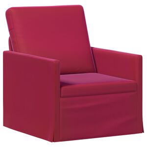vidaXL Sofa pojedyncza Czerwone wino 70 x 81 x 82 cm Welur