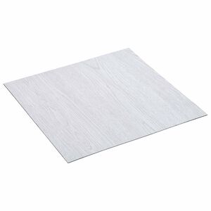 vidaXL Deski podłogowe 55 pcs Biały 5,11 m&sup2; PVC