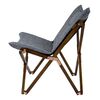 Bo-Camp Krzesło wypoczynkowe Bloomsbury, S, szare