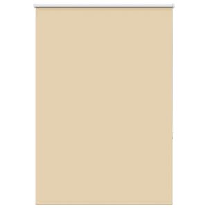 vidaXL Roleta zaciemniająca beżowa 105x150cm Szerokość tkaniny 100,7cm