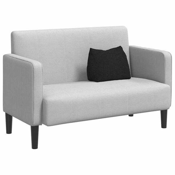 vidaXL Poduszka na plecy Czarny 45 x 20 x 35 cm tkanina