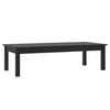 vidaXL Stolik kawowy, czarny, 110x50x30 cm, lite drewno sosnowe