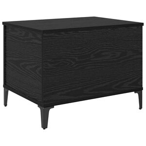 vidaXL Stolik kawowy Czarny Dąb 60 x 44,5 x 45 cm Drewno inżynieryjne