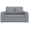 vidaXL Sofa Bed Jasnoszary 148 x 71 x 83 cm tkanina
