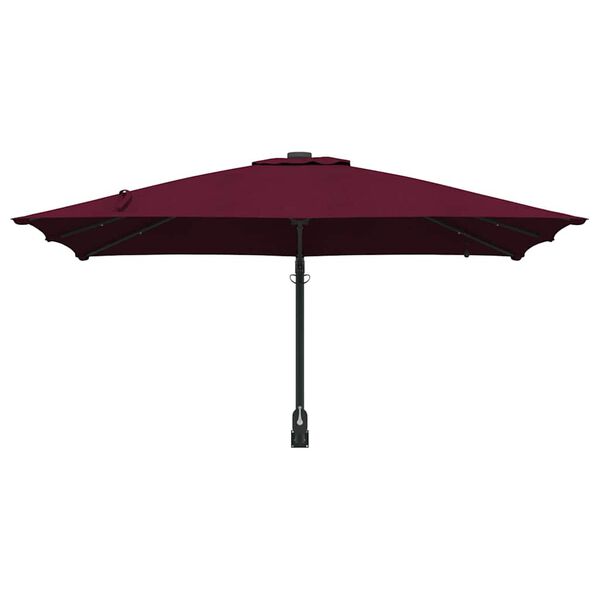 vidaXL Parasolka ogrodowa Bordeaux Czerwony 248,5 x 247,5 x 160 cm