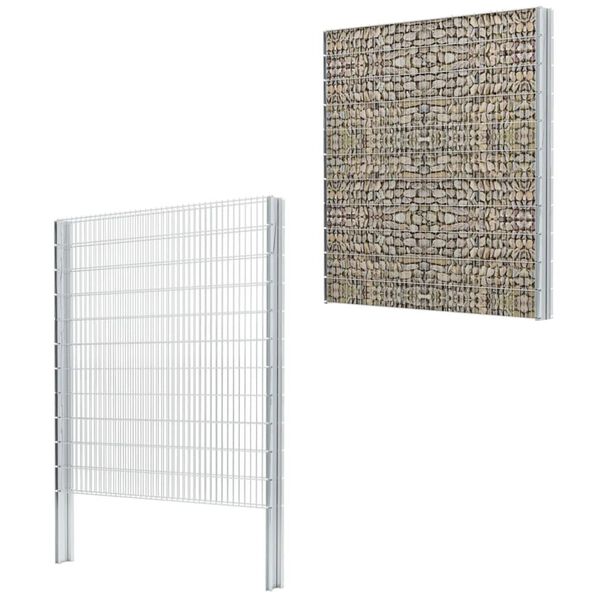 vidaXL Haki do gabionów, 200 szt., stalowe