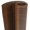 vidaXL Parawany balkonowe, 10 szt., brązowo-czarne, 255x19cm rattan PE