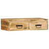 vidaXL Ścienna szafka pod TV, 80x30x19 cm, surowe drewno mango