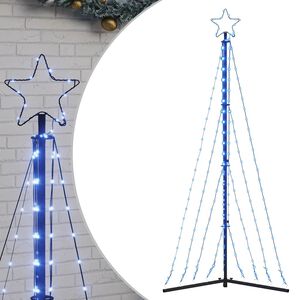 vidaXL Choinka LED 339 diod LED Niebieski 187 cm