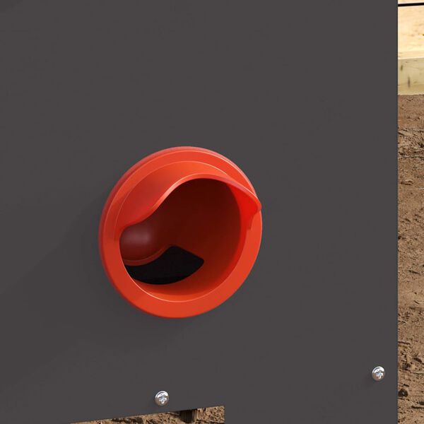 vidaXL Karmnik dla kur 2 pcs Czarny 40,5 x 25 x 38 cm