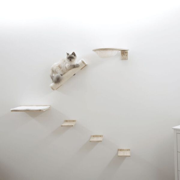 Kerbl Ścianka wspinaczkowa dla kota Rocky, 52x17x37cm, naturalno-biała