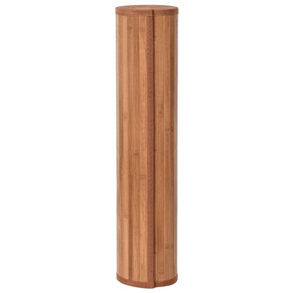 vidaXL Dywan prostokątny, naturalny, 80x1000 cm, bambusowy