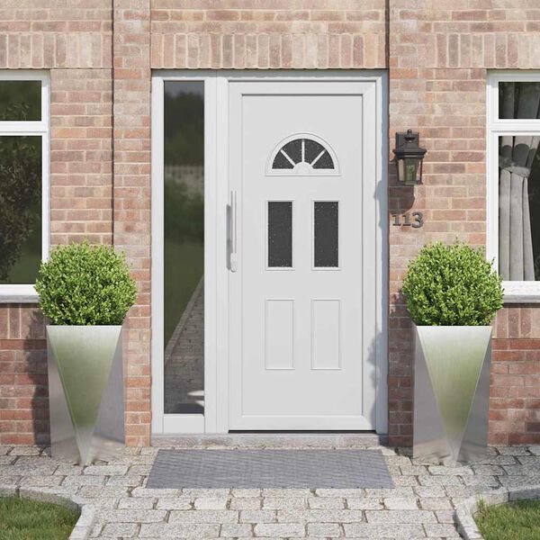 vidaXL Donica 2 pcs Srebrny 40 x 40 x 75 cm Stal nierdzewna