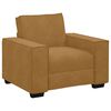 vidaXL Sofa Fotel Brązowy 100x78x84 cm Aksamit