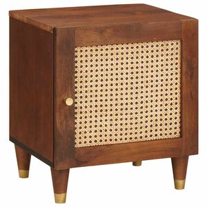 vidaXL Szafka Nocna Brązowy 40 x 33,5 x 46 cm Lite drewno akacjowe