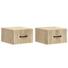 vidaXL Wisząca Szafka Nocna 2 pcs dąb Sonoma 34,5 x 33 x 20 cm