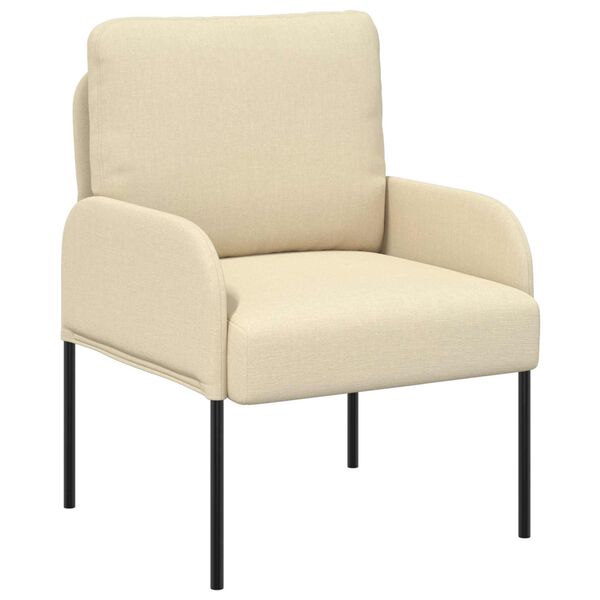 vidaXL Zestawy sof z poduszką 3 pcs Kremowy 115 x 56 x 80 cm sklejka