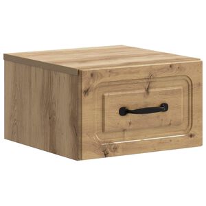 vidaXL Wisząca Szafka Nocna Dąb artisan 34,5 x 33 x 20 cm