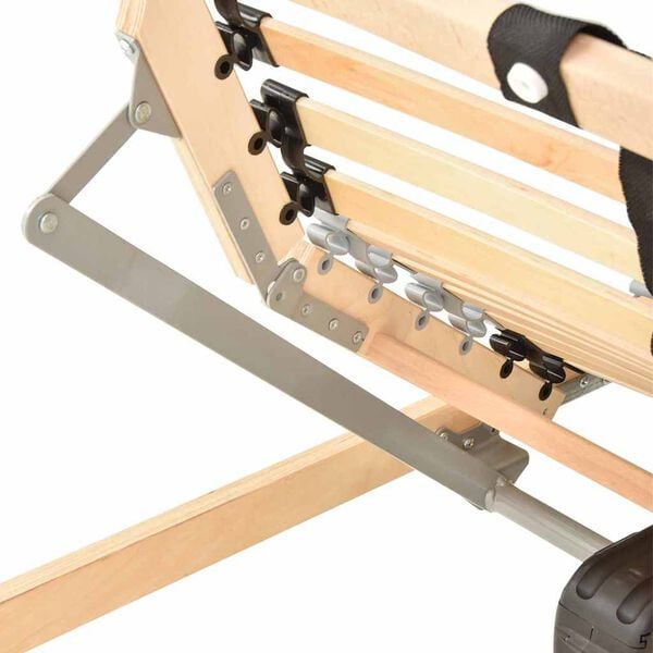 vidaXL Stelaż z listew Brązowy 100 x 190 cm Drewno bukowe