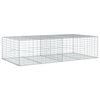 vidaXL Kosz gabionowy z pokrywą, 200x100x50 cm, galwanizowane żelazo